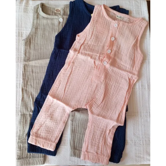 Body Para Niñas De Muselina 