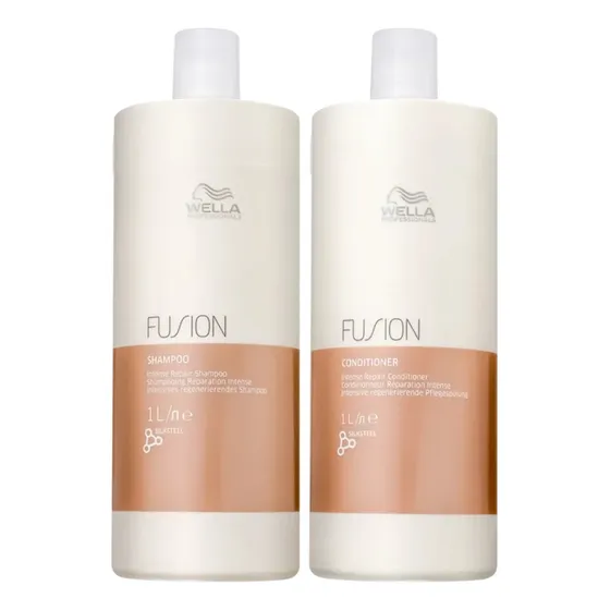 Shampoo E Condicionador Wella Fusion Repair 1l Profissional