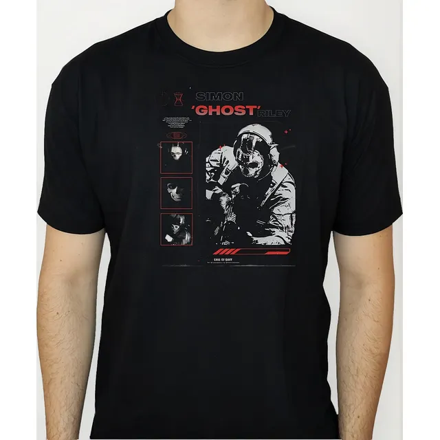 Remera Ghost Call Of Duty - Juego Aesthetic Algodon Unisex
