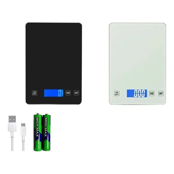 Balanza Digital Cocina Peso Recargable Usb Bluetooth 10kg
