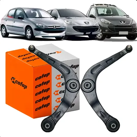 Par Bandeja Balança Leque Peugeot 207 206 Hoggar Cofap