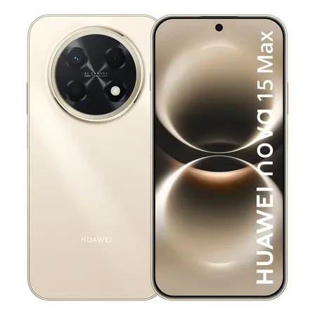 Celular Huawei Nova 15 Max 8+256g Pantalla Vivid Oled Dorado