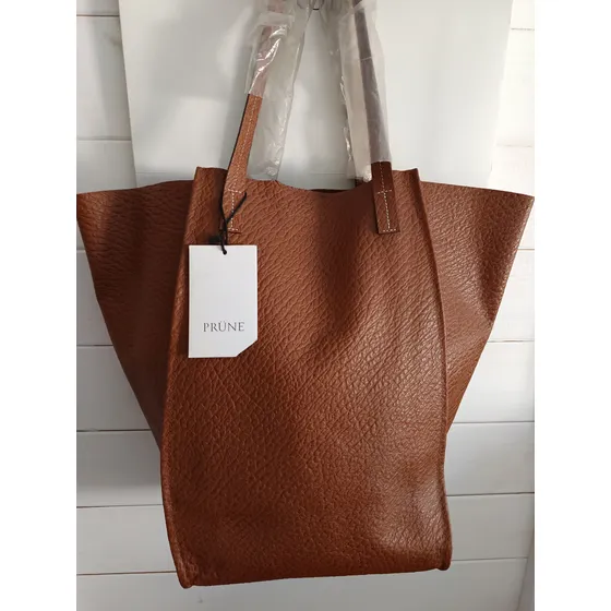 Cartera Prune Cuero Shopper