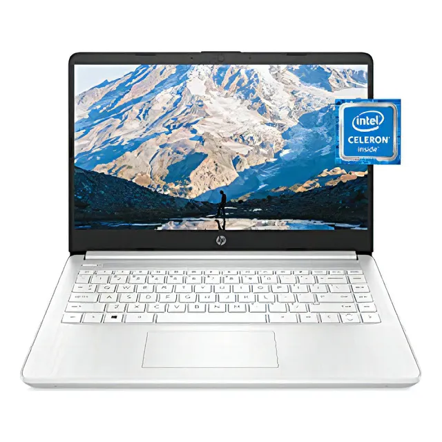 Hp 14 Laptop, Intel Celeron N4020, 4 Gb De Ram, 64 Gb De Almacenamiento, Pantalla Hd De 14 Pulgadas Con Microborde, Windows 10 Home, Delgada Y Portátil, Gráficos 4k, Un Año De Microsoft 365