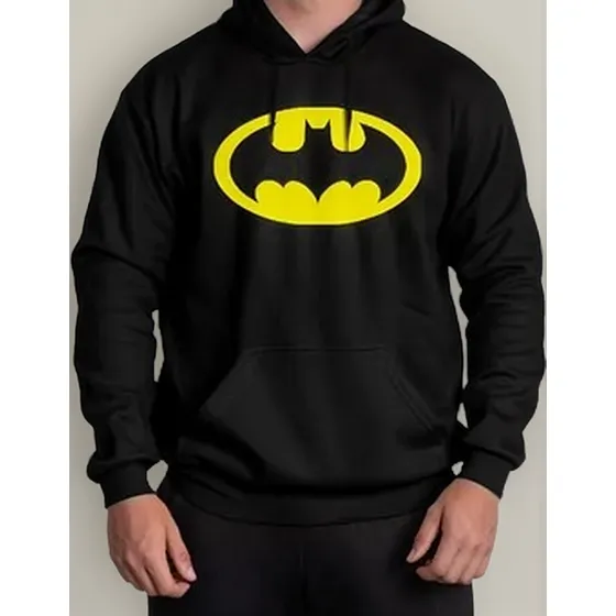Moletom Blusa Frio Casaco Batman Super Herói Filme Geek Nerd