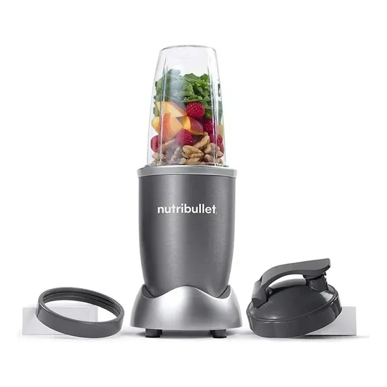 Nutribullet 600w Procesador De Alimentos Gris 5 Pcs