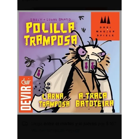 La Polilla Tramposa Impreso Para Armar 