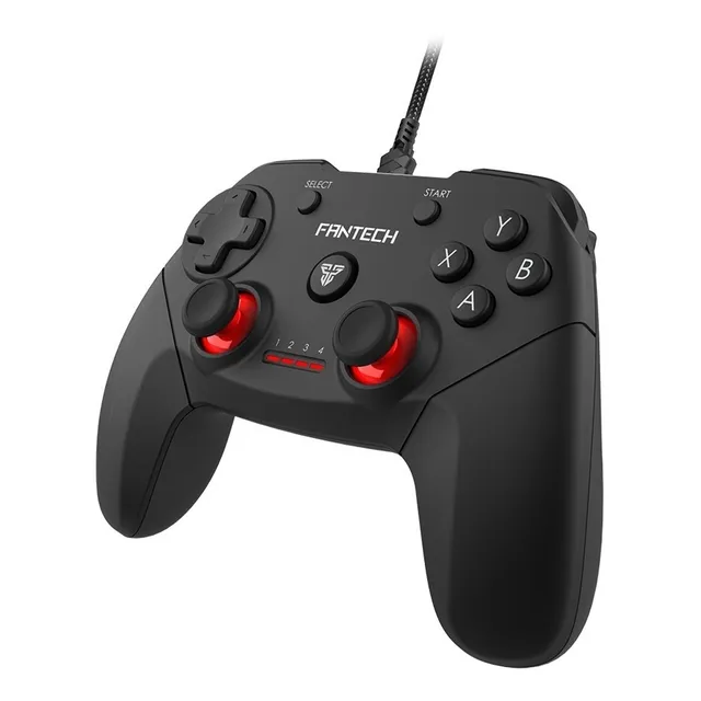 Joystick Fantech Revólver Gp12 Pc Ps3 Color Negro