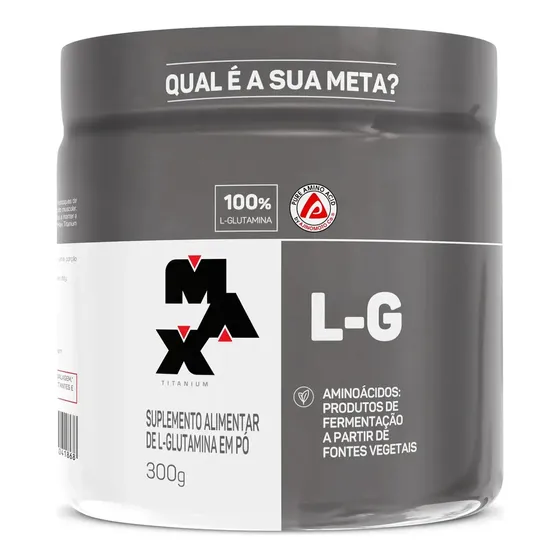 Glutamina L-G 300g Max Titanium