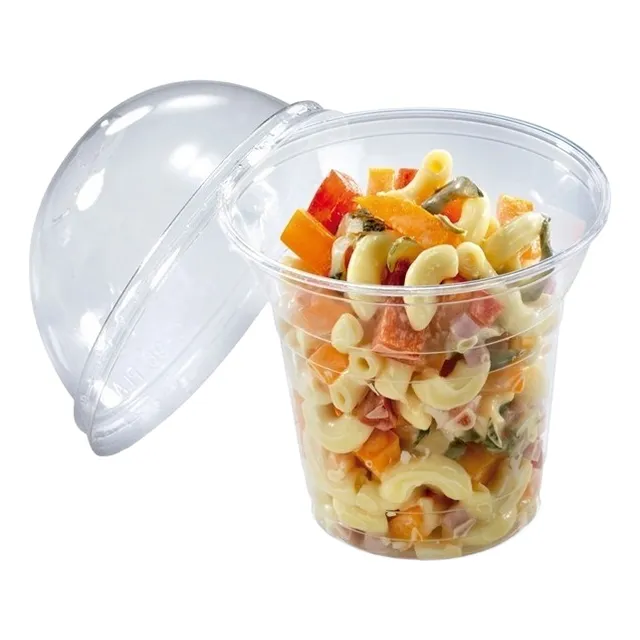 Vasos 16 Oz  Descartable Con Tapa Domo