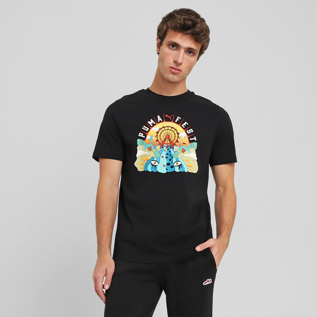 Camiseta Graphics Puma Festival Puma Camiseta Graphics Puma Festival Puma
