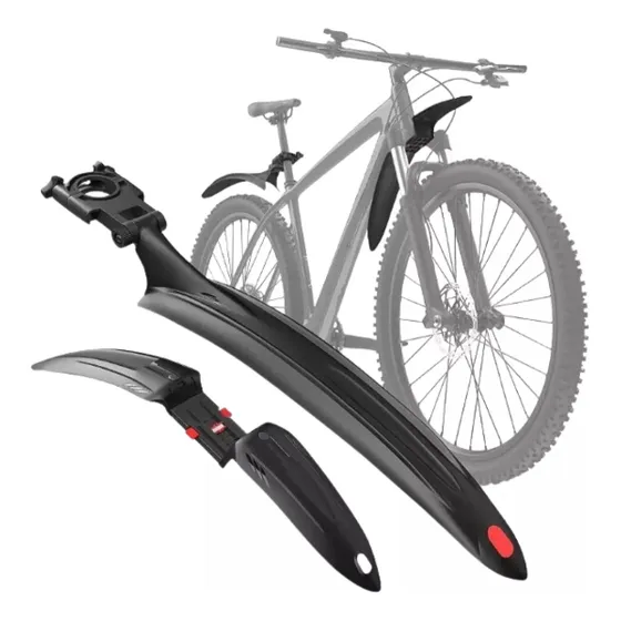 Juego De Guardabarros Deportivo Para Cicla Mtb Salpicadero Color Negro
