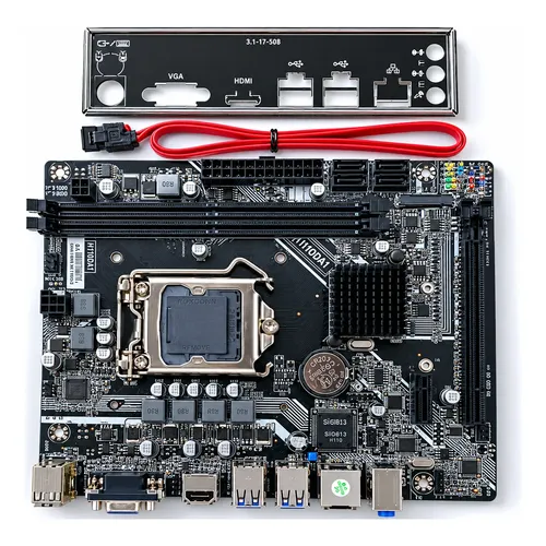 Placa Mãe Biostar H61mhv2 7.0 Chipset H61 Lga 1155 Matx Ddr3 Cor