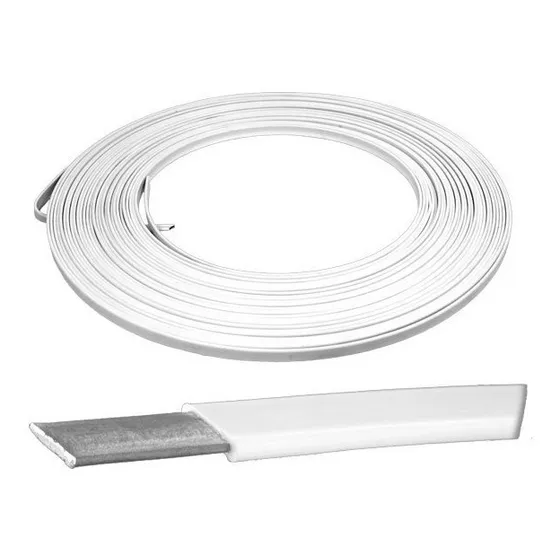Pack Visillo Chato P/cortinas Forrada Pvc 5 Mt + 14 Soportes