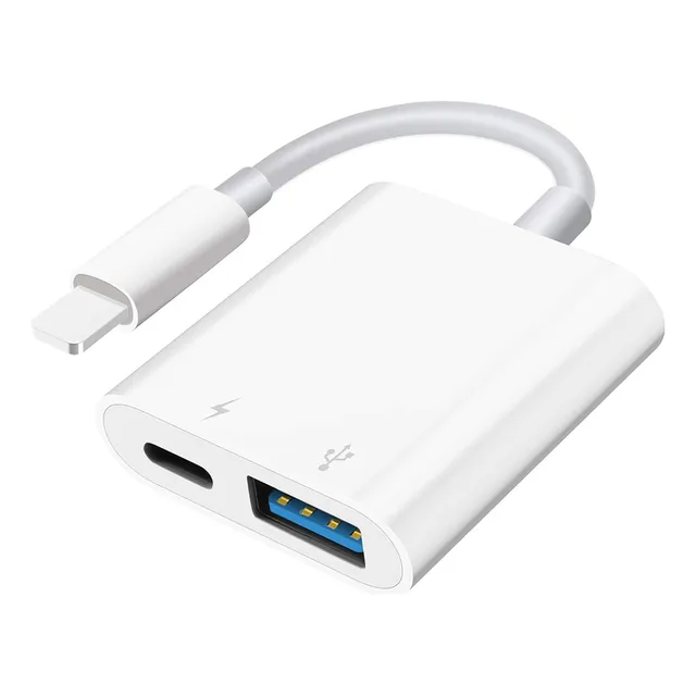 Otg iPhone Adaptador Otg Usb 3.0 Para iPhone iPad 2en1