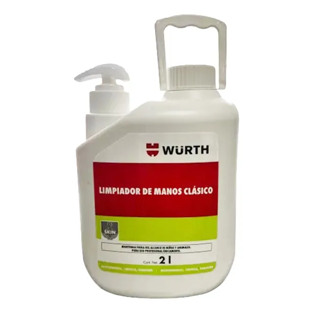 Jabón Desengrasante Mecanico (manos) Clasico Wurth 2 Lt