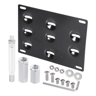 Porta Placa Towplate Para Golf Gti Mk7 Leon Mk3 20x14cm Porta Placa Towplate Para Golf Gti Mk7 Leon Mk3 20x14cm