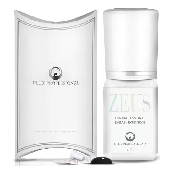 Pegamento Zeus Dlux Professional Extensiones De Pestañas Color Negro
