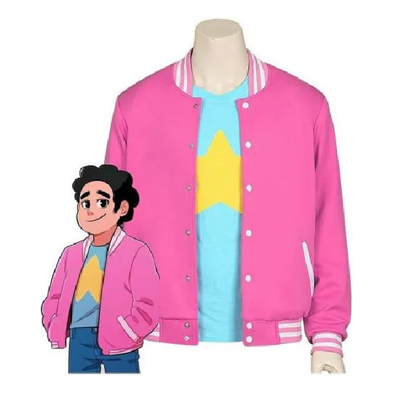 Traje De Cosplay Steven Universe Anime Chamarra Suéter Abrig