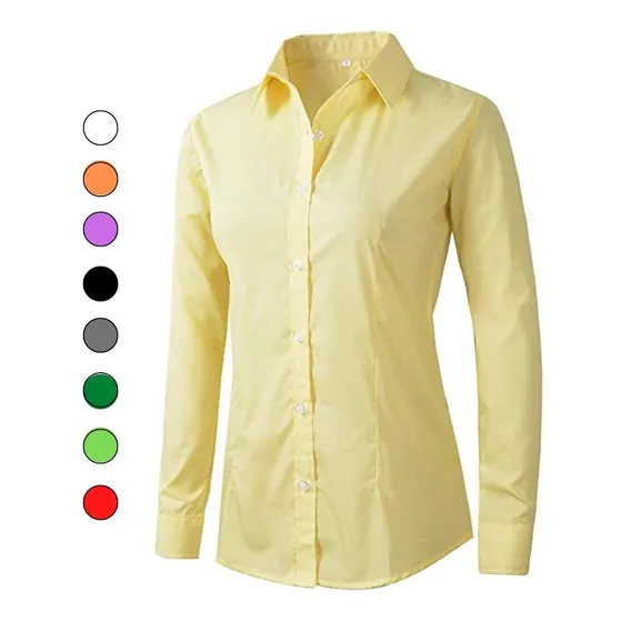 Camisa Dama Columbia Manga Larga Tela  Drill