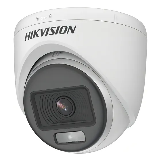 Camara Hikvision Colorvu Domo 2mp Ip67 2.8mm Con Audio Color Blanco