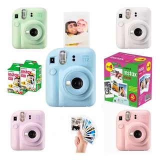 CĂąmera InstantĂąnea Instax Mini 12 Fujifilm + Filme 40 Fotos CĂąmera InstantĂąnea Instax Mini 12 Fujifilm + Filme 40 Fotos
