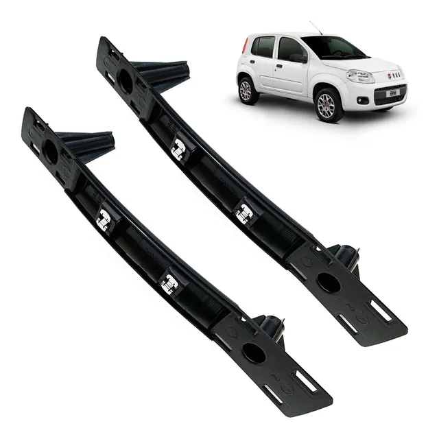 Kit 2 Moldura Interna Puxador Porta Dianteira Uno Vivace Way