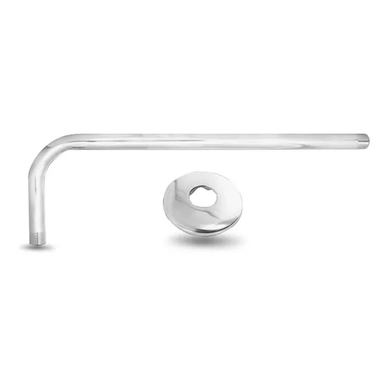 Tubo Largo Cromado Para Regadera 1/2 Belt-g Gs-0122