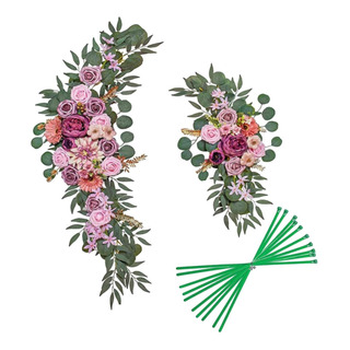 Flores De Arco De Casamento, Arranjo De Flores, Rústico, Flores De Arco De Casamento, Arranjo De Flores, Rústico,