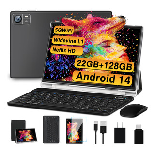Android 14 Tablet 22gb + 128gb Rom 8000mah Con Funda Mouse Android 14 Tablet 22gb + 128gb Rom 8000mah Con Funda Mouse