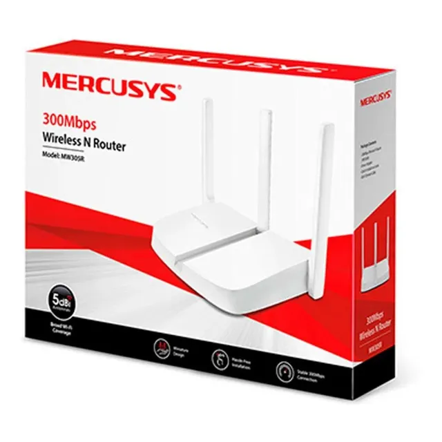 Router Repetidor Rompemuros 3 Antenas Mercusys Mw306r