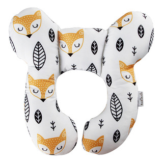 Almofada De Carrinho De Bebê Em Forma De U Cartoon Fox Suppo Almofada De Carrinho De Bebê Em Forma De U Cartoon Fox Suppo