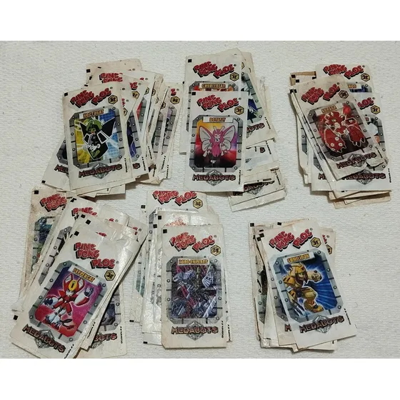 Lote 116 Figurinhas Chiclte Ping Pong Medabots C/ Repetidas