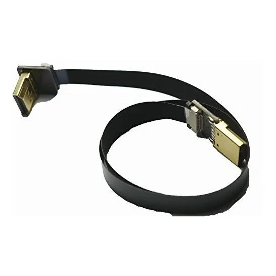 Negro Ffc Fpv Hdmi Cable Estandar 90 grado Para Rojo