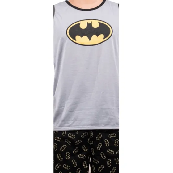 Pijama Adulto Masculino Curto Estampado Super Herói