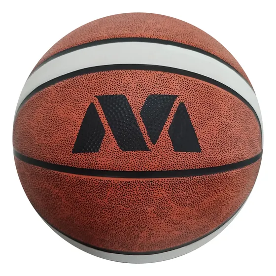 Pelota Basquet Munich Varsity N 7 Strong Cover Size Color Naranja Y Blanco