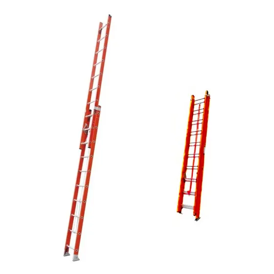 Escalera Dieléctrica Kld Extensible 14+14 Escalones 150 Kg