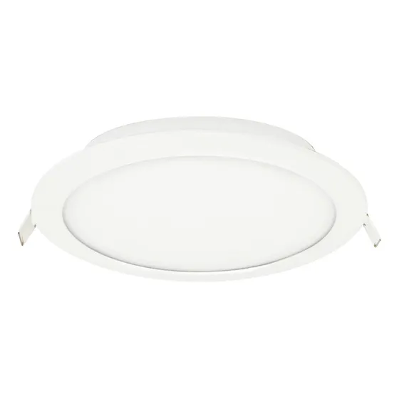 Panel Plafon Led Embutir 18w Redondo Blanco Luz Blanca Fria