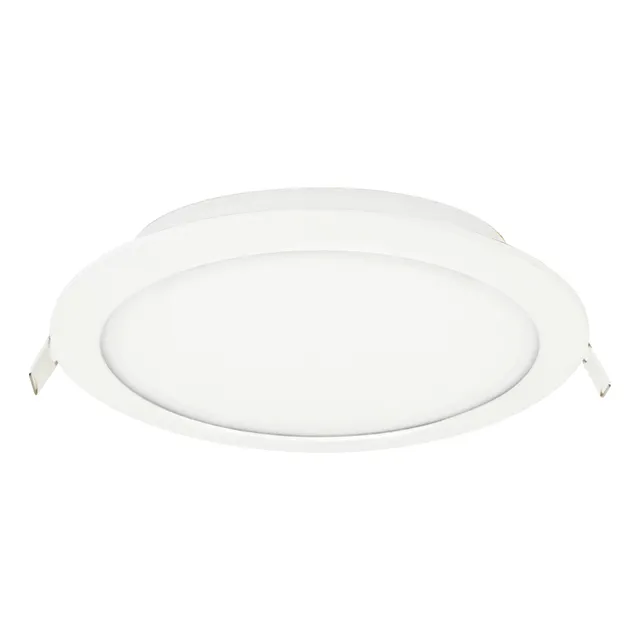 Panel Plafon Led Embutir 18w Redondo Blanco Luz Blanca Fria