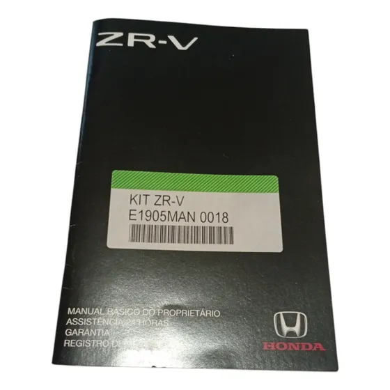 Manual Proprietário Honda Zrv