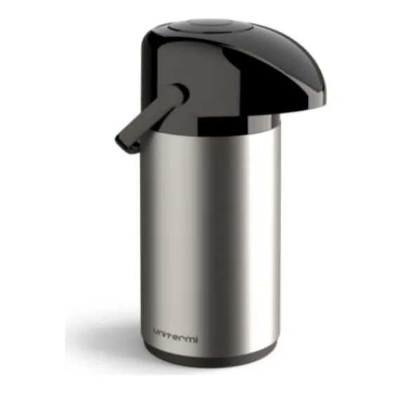 Garrafa Térmica Café Inox 600ml Pequena Unitermi Pressão