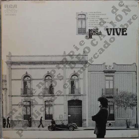 Vive - José José (1974), Disco Lp Rca Victor, Funda Plegable