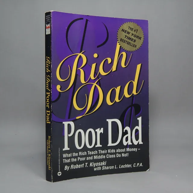 Rich Dad Poor Dad Robert T Kiyosaki Warner Busness Books Ee7