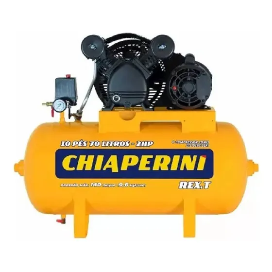 Compressor Chiaperini 10 Pes 70 Litros  2 Cv 127/220