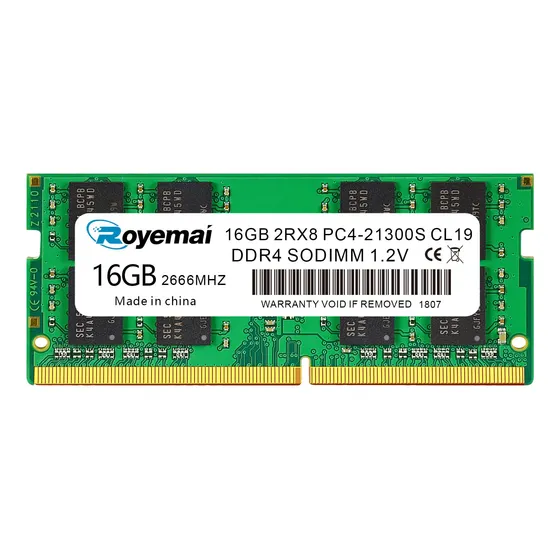 Memoria 16gb Ddr4-2666mhz Pc4-21300 Cl19 2rx8 1.2v Sodimm
