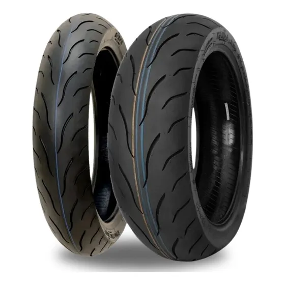 Pneu Kenda Km1 120/70zr17 58w + 160/60zr17 69w