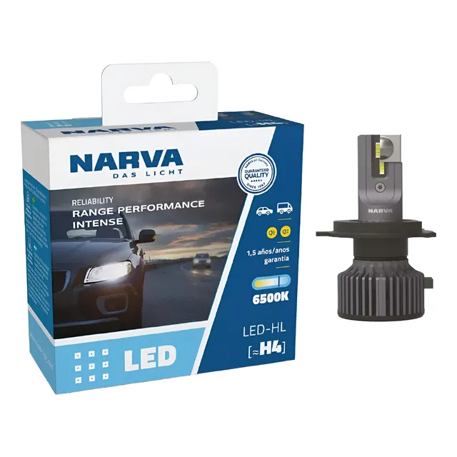 Kit Lamparas Led Auto H4 Narva 12/24v 21w 6500k Germany