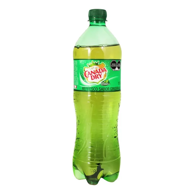 11 Pack Refresco Ginger Ale Canada Dry 1 L