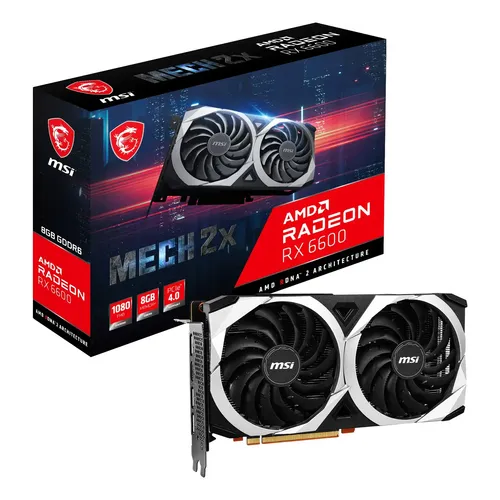 Placa de vídeo AMD Asus Dual Radeon RX 6500 Series Radeon RX 6500