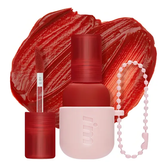 Tinta Labial Key Ring Velvet Tint Matte - Cosmética Coreana Color 04 Cozy Red
